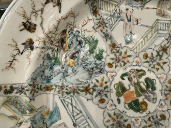 A rare 30-piece KPM porcelain service with Cantonese famille verte painting, China and Germany, 19th C.