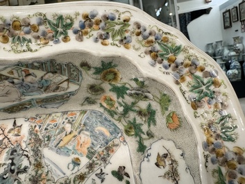 A rare 30-piece KPM porcelain service with Cantonese famille verte painting, China and Germany, 19th C.