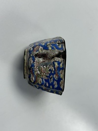 A varied collection of Chinese Canton enamel, 19th C.