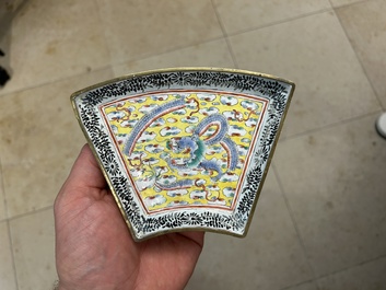 A varied collection of Chinese Canton enamel, 19th C.