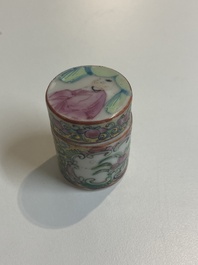 Collection vari&eacute;e en porcelaine de Chine en bleu et blanc et famille rose, Qianlong et post&eacute;rieur