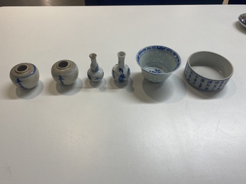 A varied collection of Chinese porcelain, Ming and later