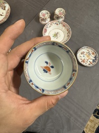 A varied collection of Chinese famille rose and Imari-style porcelain, Yongzheng and later