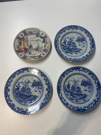 A varied collection of Chinese porcelain, Kangxi and later