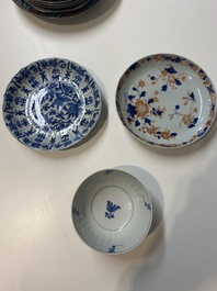 A varied collection of Chinese porcelain, Kangxi and later