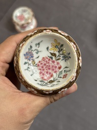 A varied collection of Chinese famille rose and Imari-style porcelain, Yongzheng and later