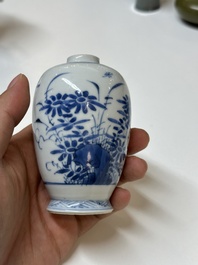 Collection vari&eacute;e en porcelaine de Chine en bleu et blanc, Kangxi/Qianlong