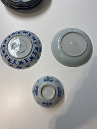 A varied collection of Chinese porcelain, Kangxi and later