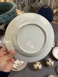 A varied collection of Chinese famille rose and Imari-style porcelain, Yongzheng and later