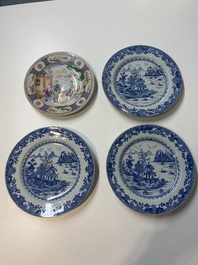 A varied collection of Chinese porcelain, Kangxi and later