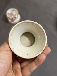 A varied collection of Chinese famille rose and Imari-style porcelain, Yongzheng and later