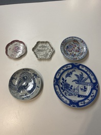 A varied collection of Chinese porcelain, Kangxi and later