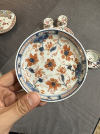 A varied collection of Chinese famille rose and Imari-style porcelain, Yongzheng and later