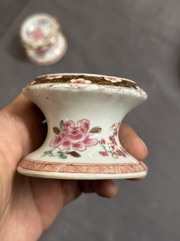 A varied collection of Chinese famille rose and Imari-style porcelain, Yongzheng and later