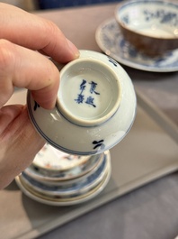 A varied collection of Chinese porcelain, Kangxi and later