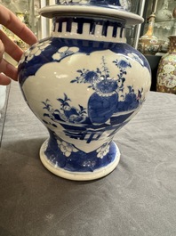 A varied collection of Chinese porcelain, Kangxi and later