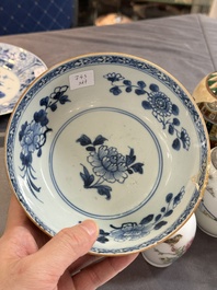 A varied collection of Chinese porcelain, Kangxi and later