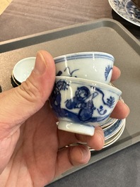 A varied collection of Chinese porcelain, Kangxi and later