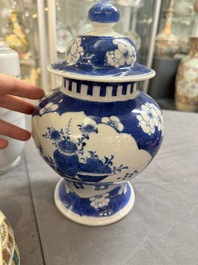 A varied collection of Chinese porcelain, Kangxi and later