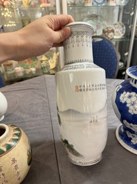 A varied collection of Chinese porcelain, Kangxi and later