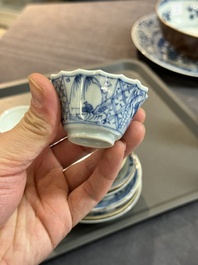 Een gevarieerde collectie Chinees porselein, Kangxi en later