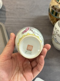 A varied collection of Chinese porcelain, Kangxi and later