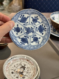 Een gevarieerde collectie Chinees porselein, Kangxi en later