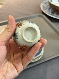 A varied collection of Chinese porcelain, Kangxi and later