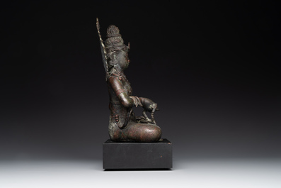 An Indonesian bronze sculpture of Bodhisattva, Majapahit, East Java, 14th C.