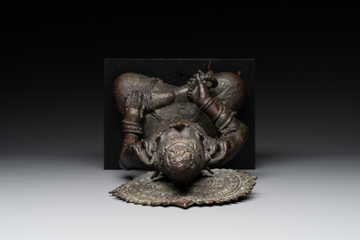 An Indonesian bronze sculpture of Bodhisattva, Majapahit, East Java, 14th C.