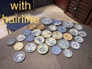 A very extensive collection of Chinese cups and saucers, Kangxi and later