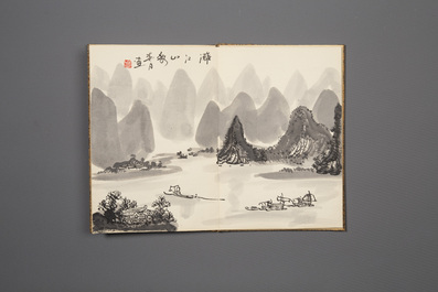 Three Chinese albums: Xu Beihong 徐悲鴻(1895-1953), Bada Shanren 八大山人(1626-1705) and anonymous, ink and colour on paper