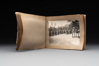 A photo album 'F&ecirc;te du quarantenaire de S. M. KHAI-DINH empereur d'Annam', Vietnam, dated Oct. 1924