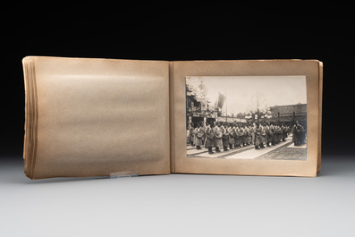 A photo album 'F&ecirc;te du quarantenaire de S. M. KHAI-DINH empereur d'Annam', Vietnam, dated Oct. 1924