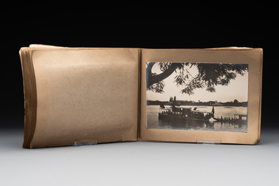 A photo album 'F&ecirc;te du quarantenaire de S. M. KHAI-DINH empereur d'Annam', Vietnam, dated Oct. 1924