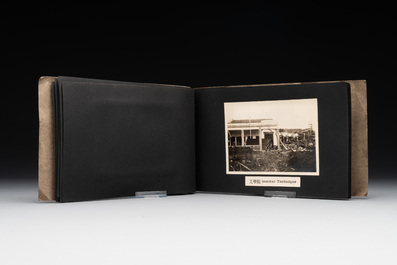 A photo album 'Ruin of the Shanghai National Labor University', dated February 1932