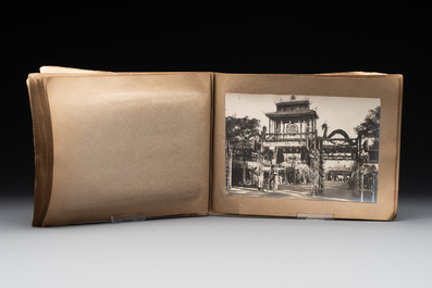 A photo album 'F&ecirc;te du quarantenaire de S. M. KHAI-DINH empereur d'Annam', Vietnam, dated Oct. 1924
