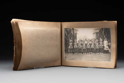 A photo album 'F&ecirc;te du quarantenaire de S. M. KHAI-DINH empereur d'Annam', Vietnam, dated Oct. 1924