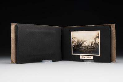 A photo album 'Ruin of the Shanghai National Labor University', dated February 1932