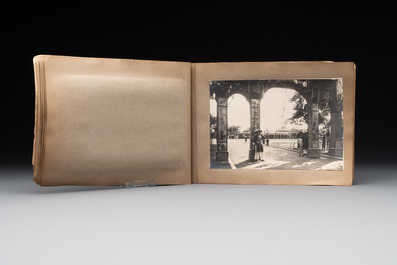 A photo album 'F&ecirc;te du quarantenaire de S. M. KHAI-DINH empereur d'Annam', Vietnam, dated Oct. 1924