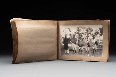 A photo album 'F&ecirc;te du quarantenaire de S. M. KHAI-DINH empereur d'Annam', Vietnam, dated Oct. 1924
