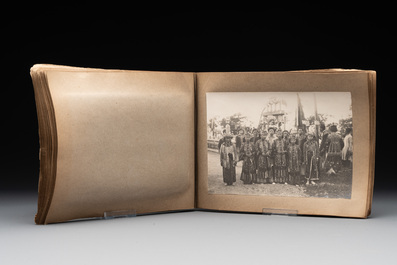 A photo album 'F&ecirc;te du quarantenaire de S. M. KHAI-DINH empereur d'Annam', Vietnam, dated Oct. 1924