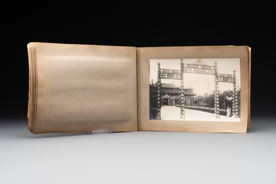 A photo album 'F&ecirc;te du quarantenaire de S. M. KHAI-DINH empereur d'Annam', Vietnam, dated Oct. 1924
