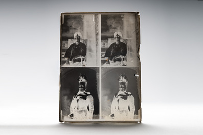 A collection of 83 wet-collodion portrait negatives on glass, China, 19th C.