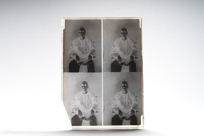 A collection of 83 wet-collodion portrait negatives on glass, China, 19th C.