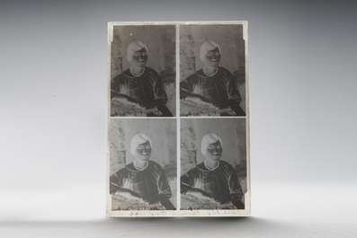 A collection of 83 wet-collodion portrait negatives on glass, China, 19th C.