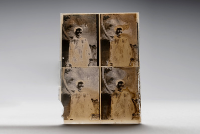 A collection of 83 wet-collodion portrait negatives on glass, China, 19th C.