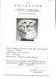A Gandhara grey schist fragment of a seated Buddha with his disciple and a fragment with five figures, 1st/3rd C.