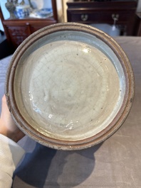 A Chinese ge-type vase with lion handles 18th C.