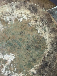 A Chinese archaic bronze tripod food vessel, 'ding 鼎', Eastern Han